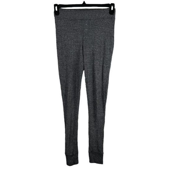 🌿4/$35🌿‎ ROSE & VINE Grey Cotton Ribbed Track Pants (XS) - Picture 6 of 6